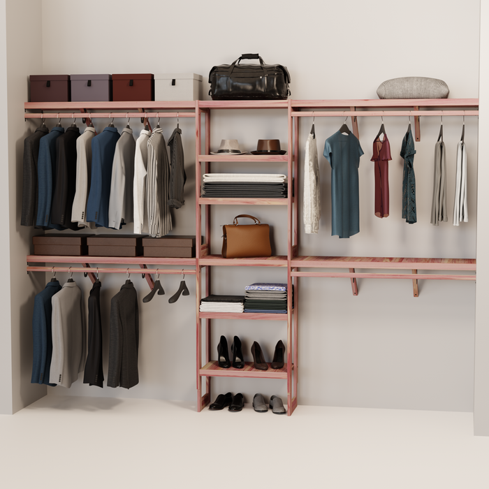 Closet Wall Kit | Aromatic Red Cedar | 14.5" Depth Open Panel