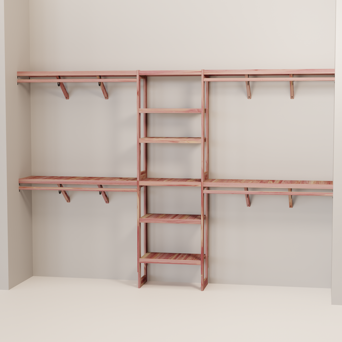 Closet Wall Kit | Aromatic Red Cedar | 14.5" Depth Open Panel