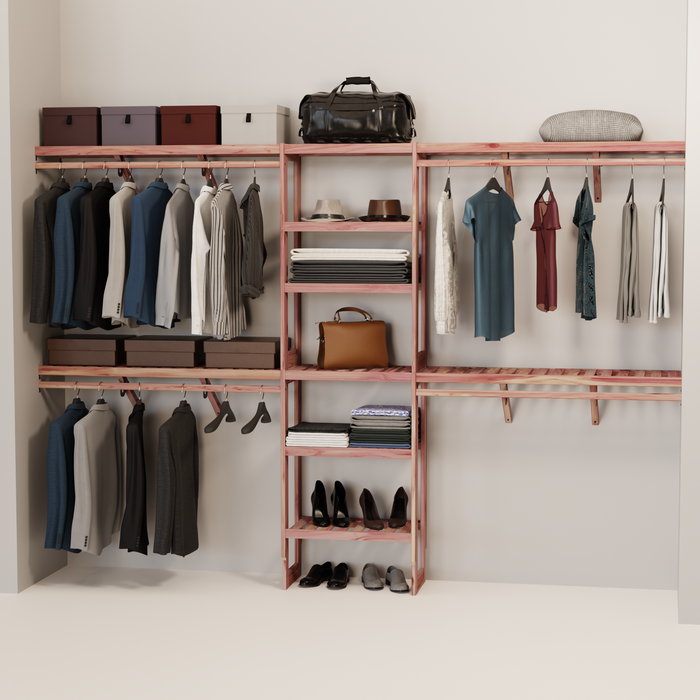 Closet Wall Kit | Aromatic Red Cedar | 14.5" Depth Open Panel