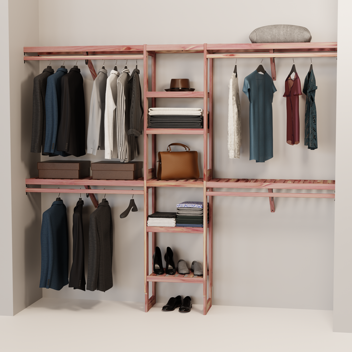 Closet Wall Kit | Aromatic Red Cedar | 14.5" Depth Open Panel