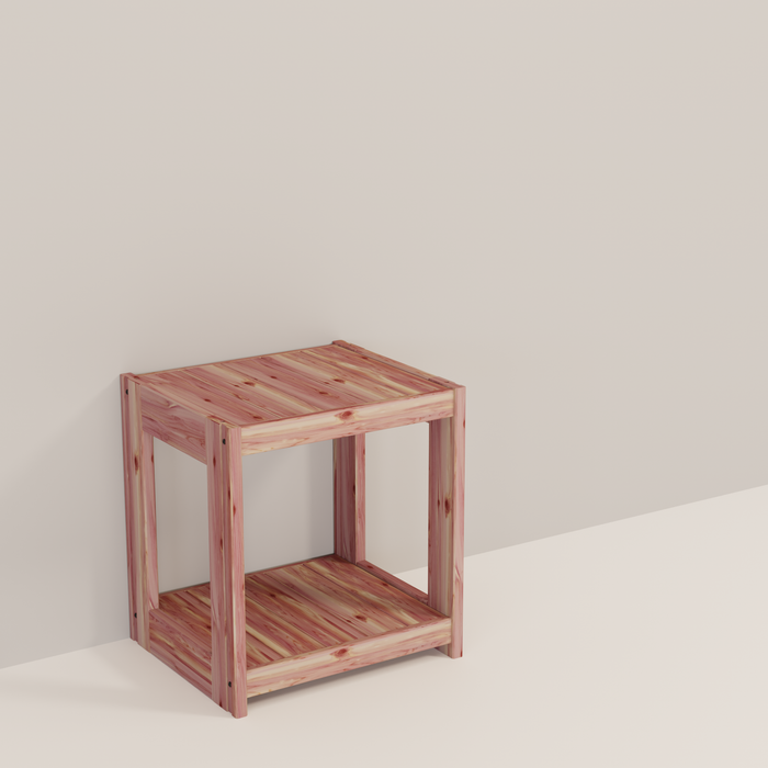A cedar cube