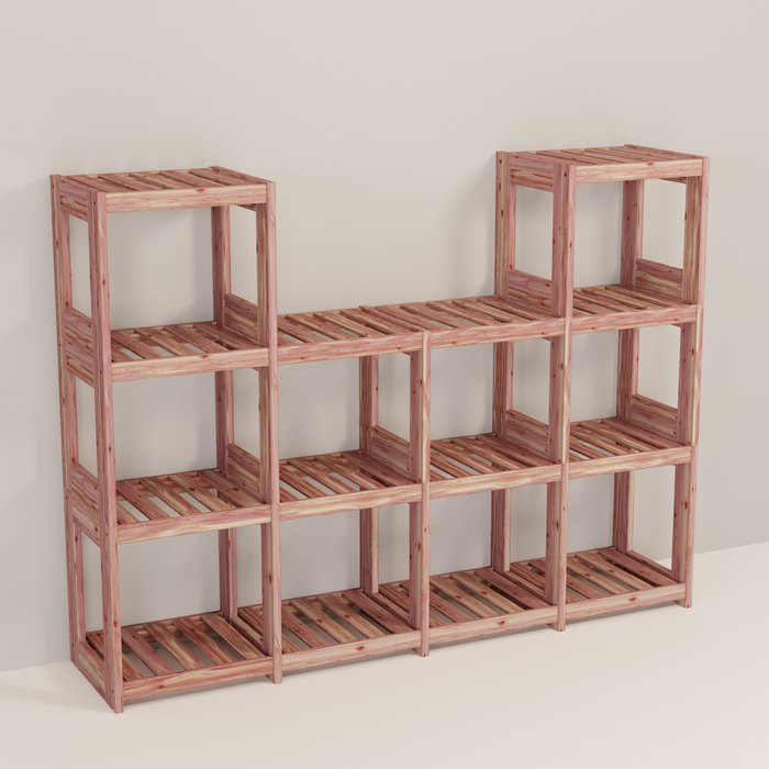 An aromatic cedar cube system 