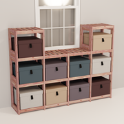 An aromatic cedar cube system 