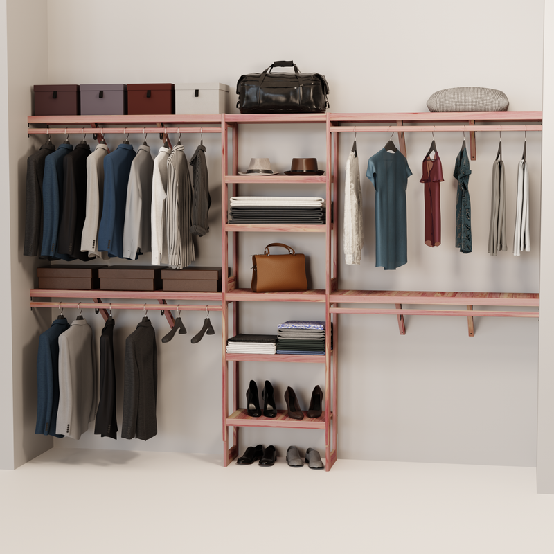 Closet Wall Kit | Aromatic Red Cedar | 14.5" Depth Open Panel