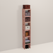 A tall wooden cedar cubby kit with multiple shelves, designed for closet organization.