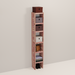 A tall wooden cedar cubby kit with multiple shelves, designed for closet organization.