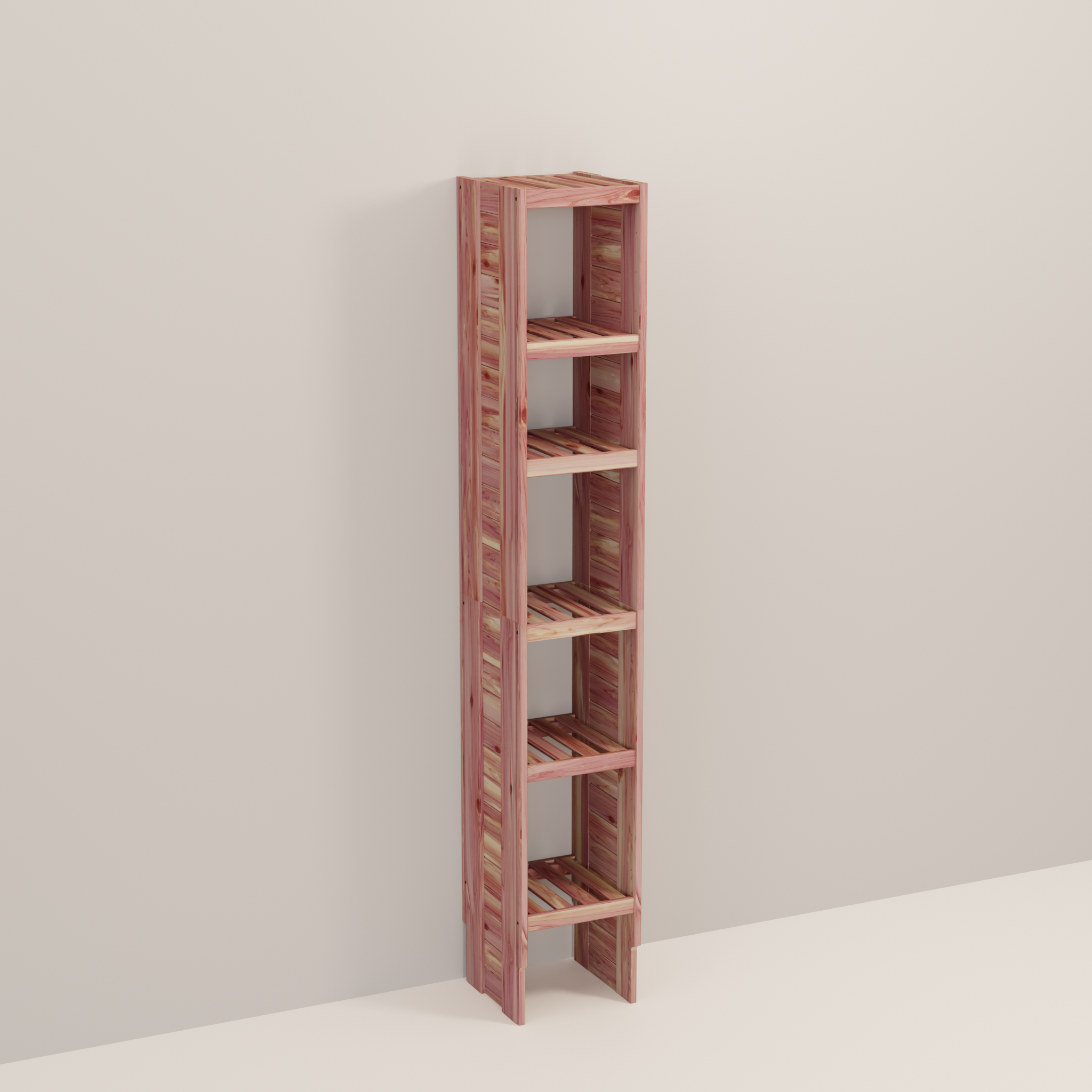 Deluxe Aromatic Red Cedar Closet Cubby Tower, 12-30 Inch, 14.5 Inch Depth