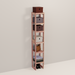 A tall wooden cedar cubby kit with multiple shelves, designed for closet organization.