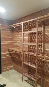 10' Deluxe Solid Wall Closet Organization Kit (121.5) – Northern Kentucky  Cedar, LLC.