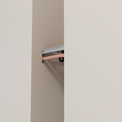 Closet Rod kit without a shelf