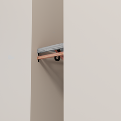Closet Rod kit without a shelf