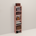 A tall wooden cedar cubby kit with multiple shelves, designed for closet organization.