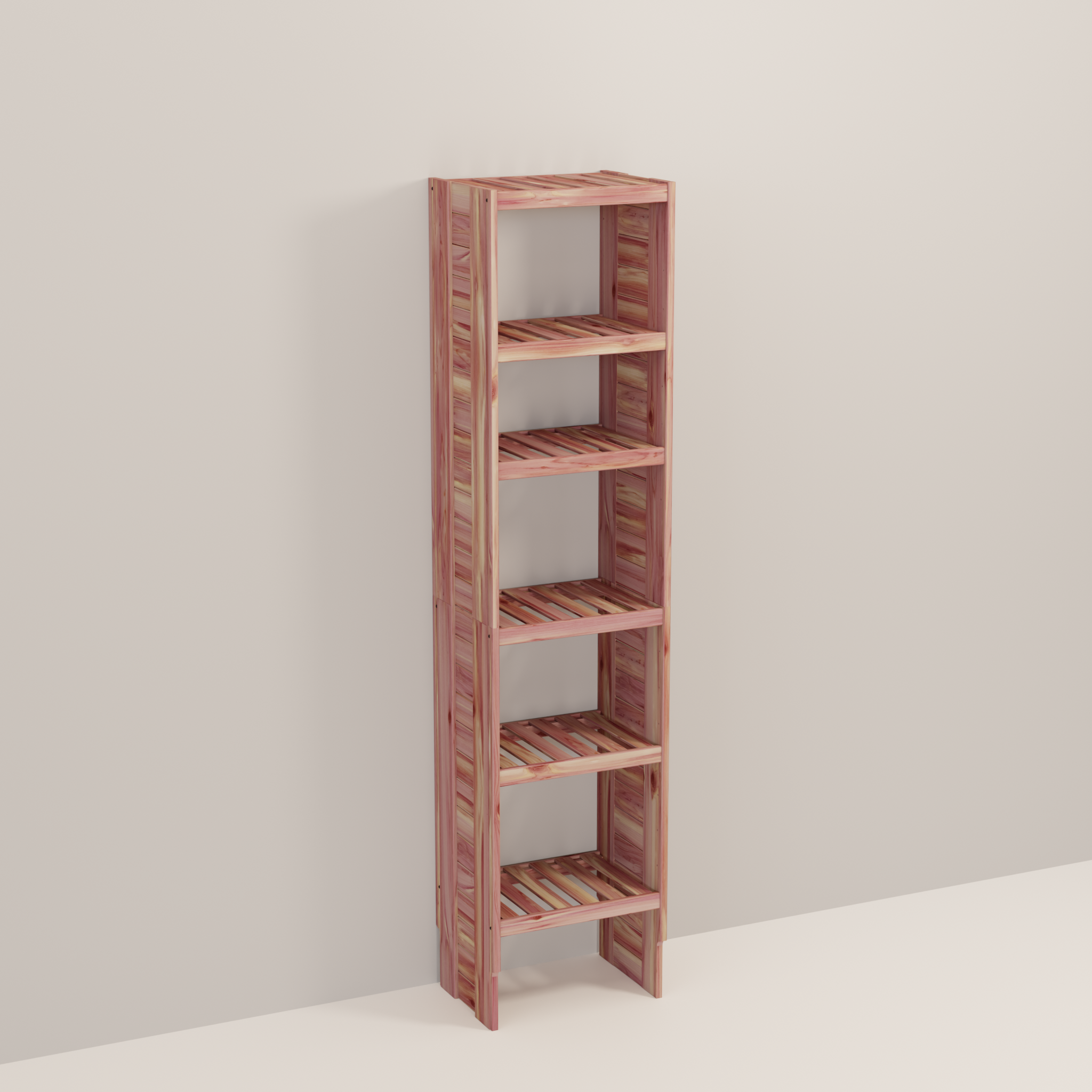 Deluxe Aromatic Red Cedar Closet Cubby Tower, 12-30 Inch, 14.5 Inch Depth