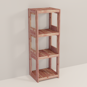 An aromatic cedar 1x3 cube system 