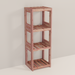 An aromatic cedar 1x3 cube system 