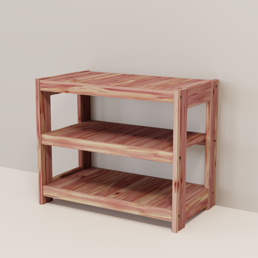 Open Shoe Rack | Aromatic Red Cedar | 14.5