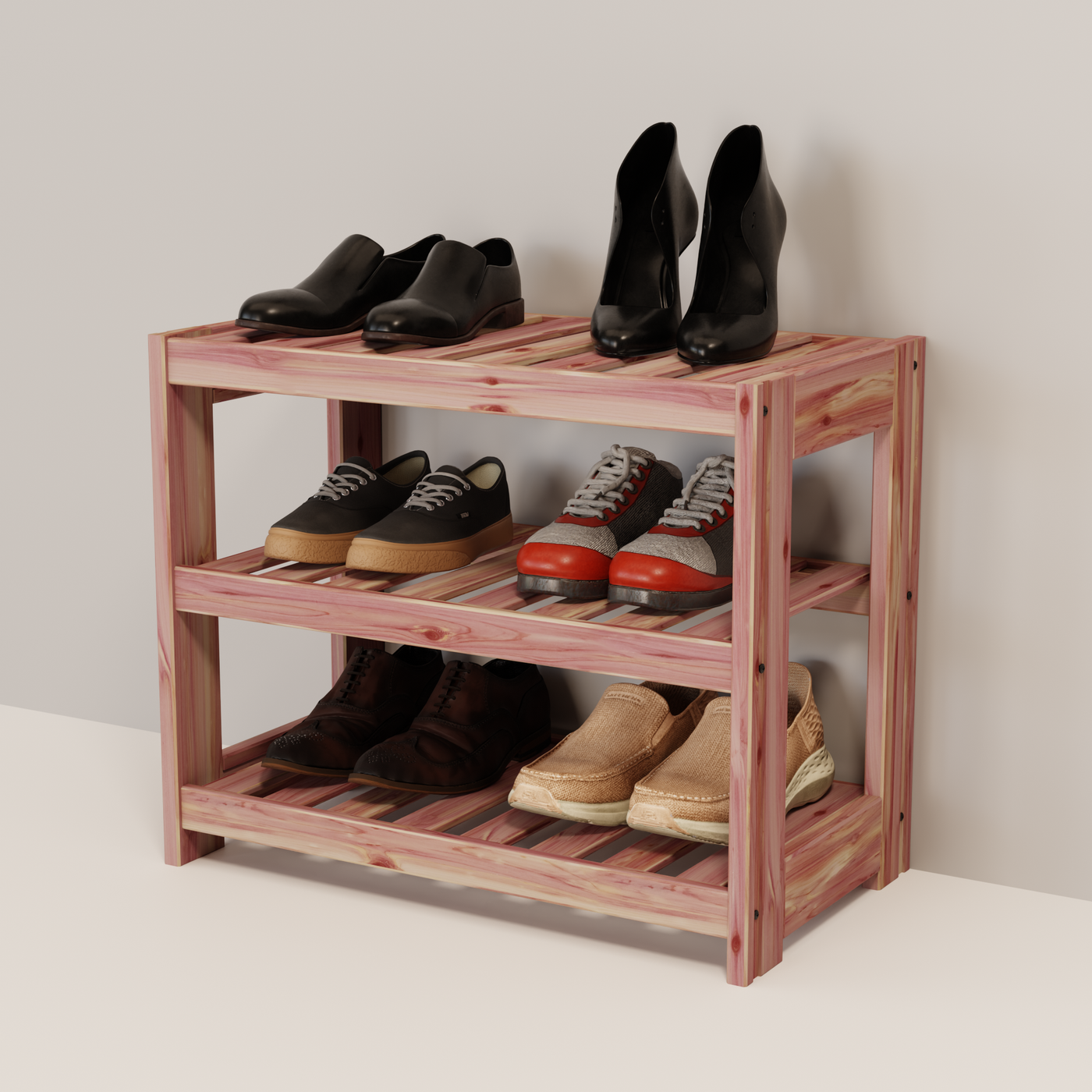 Open Shoe Rack | Aromatic Red Cedar | 14.5