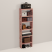 A tall wooden cedar cubby kit with multiple shelves, designed for closet organization.
