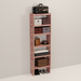 A tall wooden cedar cubby kit with multiple shelves, designed for closet organization.