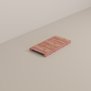 Red Cedar Additional Shelf comes with shelf pegs.