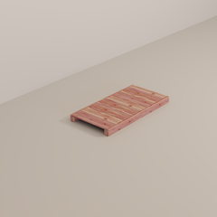 Red Cedar Additional Shelf comes with shelf pegs.