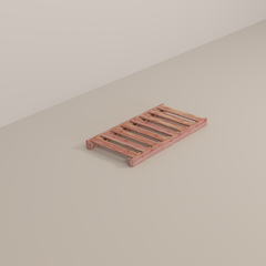 Red Cedar Additional Shelf comes with shelf pegs.