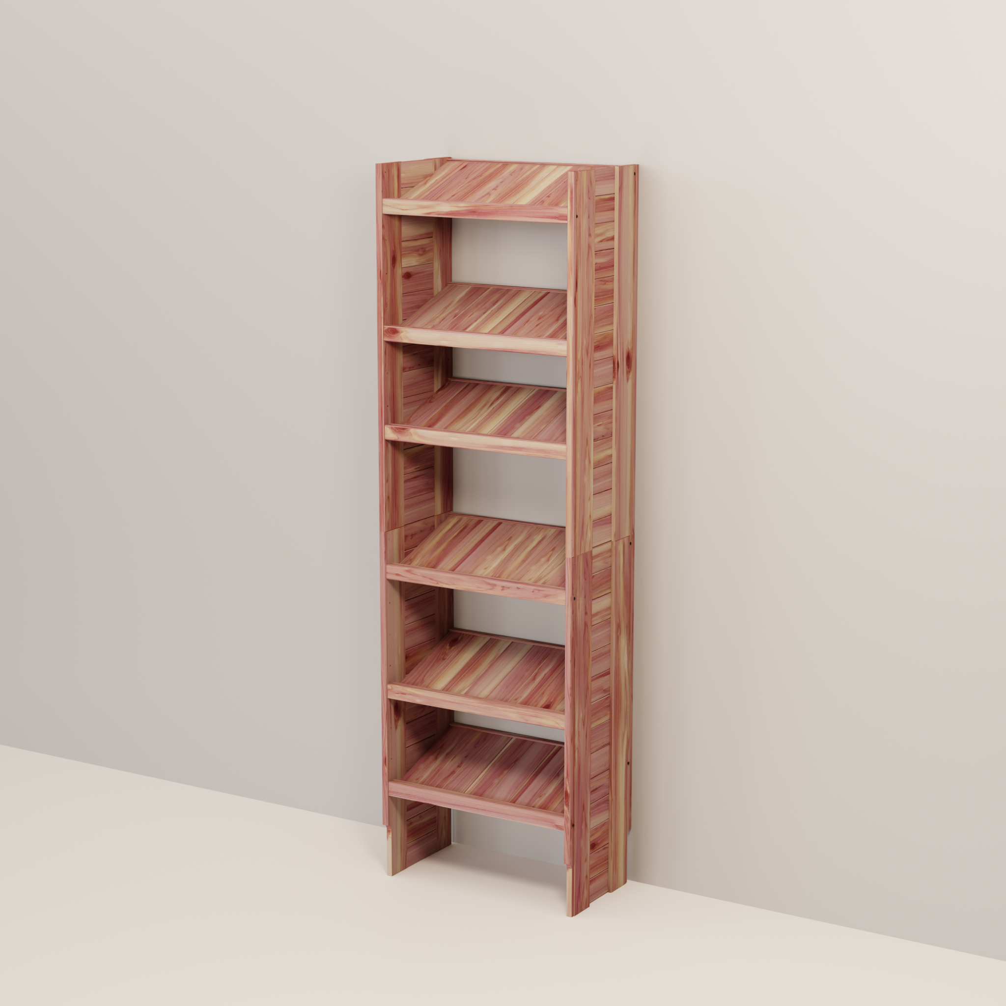 Deluxe Aromatic Red Cedar Shoe Cubby, 18-30 Inch, 14.5 Inch Depth