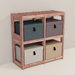 An aromatic cedar 2x2 cube system 