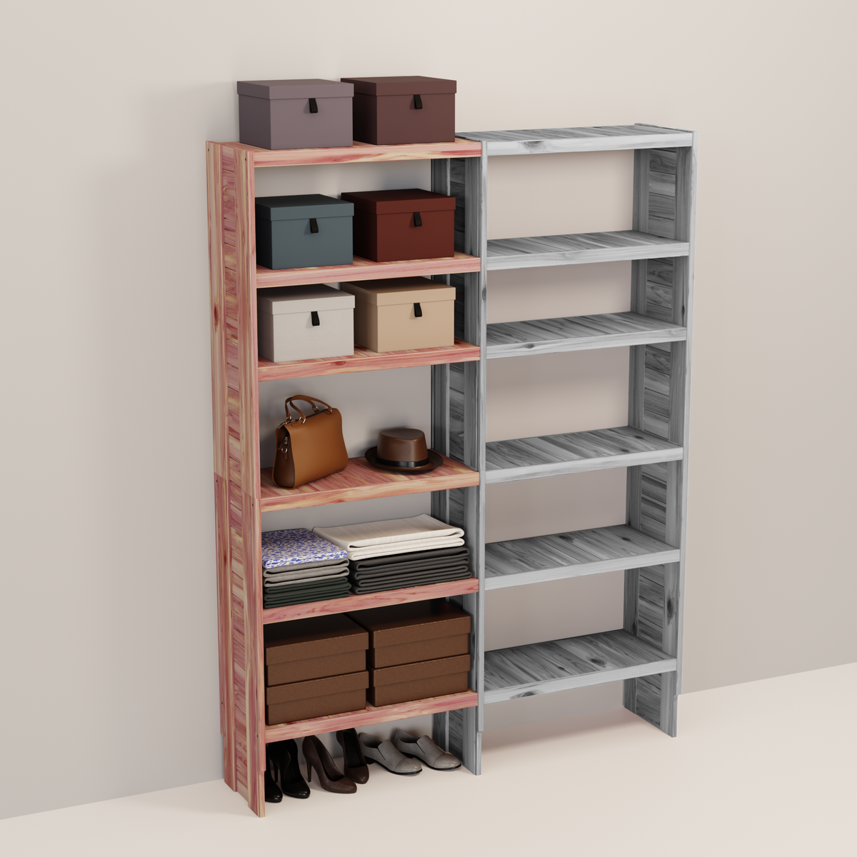 Deluxe Cedar Cubby Add-On, Extends Cubby Kits, 12-30 Inch, 14.5 Inch D ...