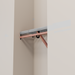 Closet Rod kit without a shelf