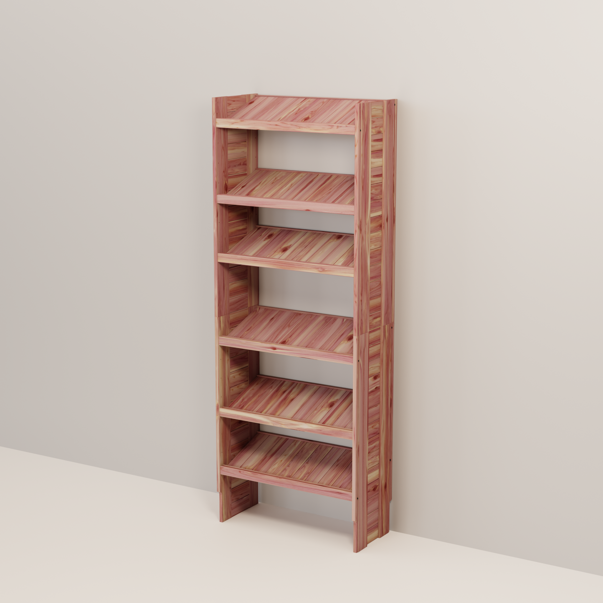 Deluxe Aromatic Red Cedar Shoe Cubby, 18-30 Inch, 14.5 Inch Depth