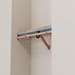 Closet Rod kit without a shelf