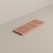 Red Cedar Additional Shelf comes with shelf pegs.