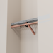 Closet Rod kit without a shelf