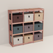 An aromatic cedar 3x3 cube system 