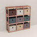 An aromatic cedar 3x3 cube system 