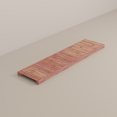 Red Cedar Additional Shelf comes with shelf pegs.