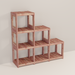 An aromatic cedar triangle cube system 