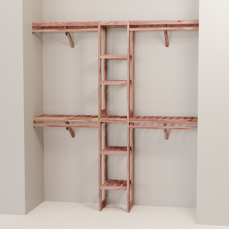 Closet Wall Kit | Aromatic Red Cedar | 14.5" Depth Open Panel