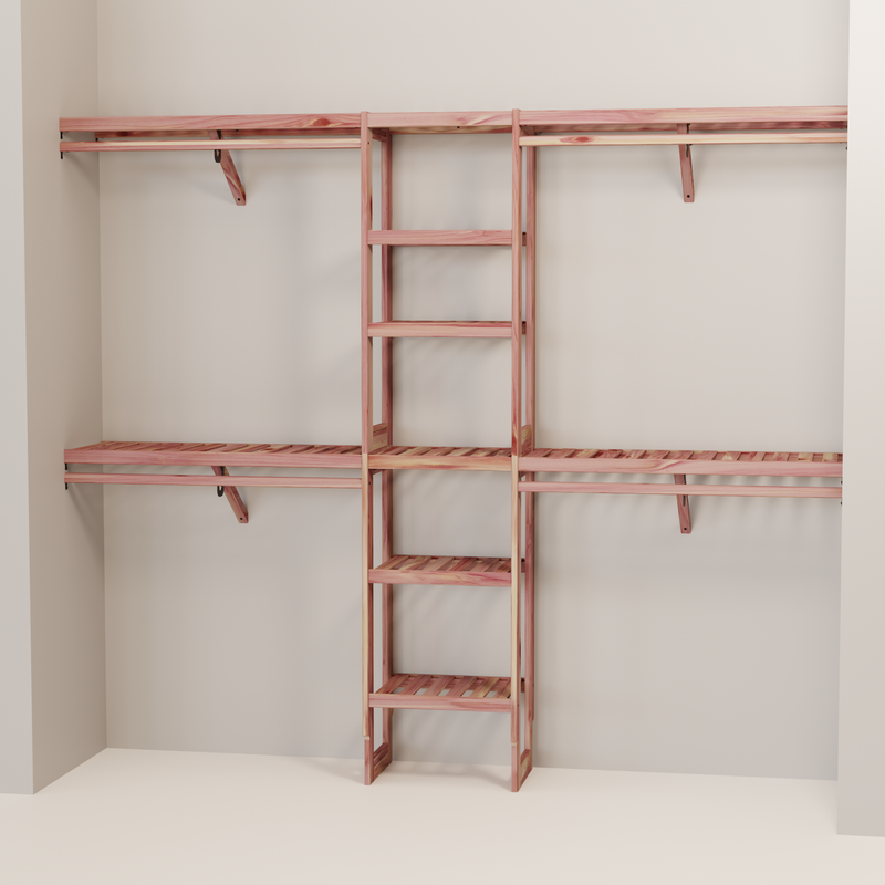 Closet Wall Kit | Aromatic Red Cedar | 14.5" Depth Open Panel