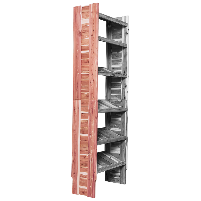 A cedar panel set 