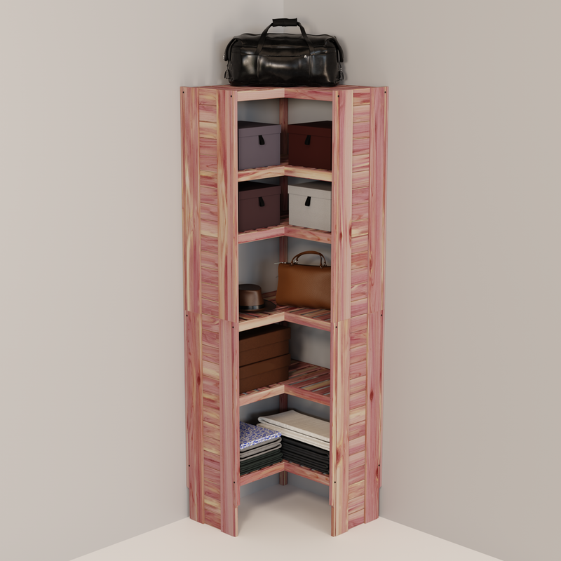 Corner Cubby | Aromatic Red Cedar | 14.5" Depth Deluxe Panel