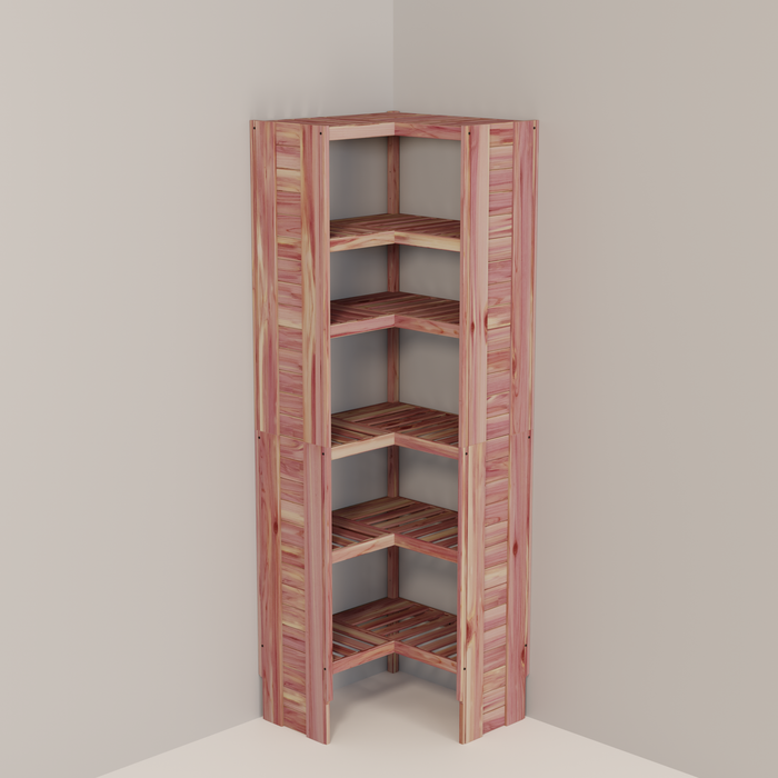 Corner Cubby | Aromatic Red Cedar |  14.5" Depth Deluxe Panel