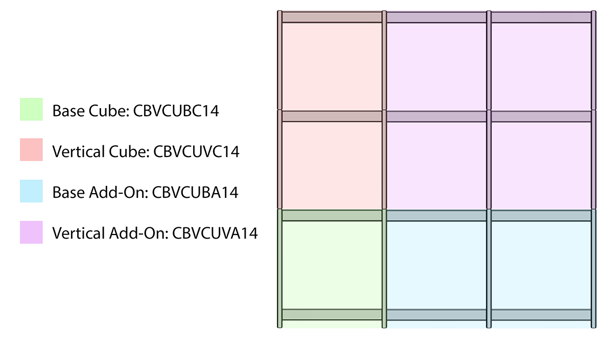 Diagram for cedar cube system