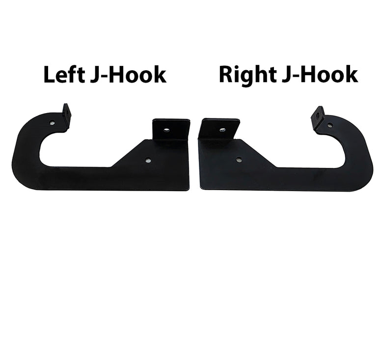 Left and Right J-Hook 
