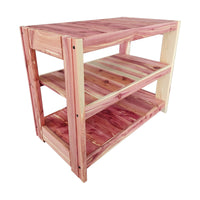 Deluxe Shoe Rack | Aromatic Red Cedar | 14.5" Deep