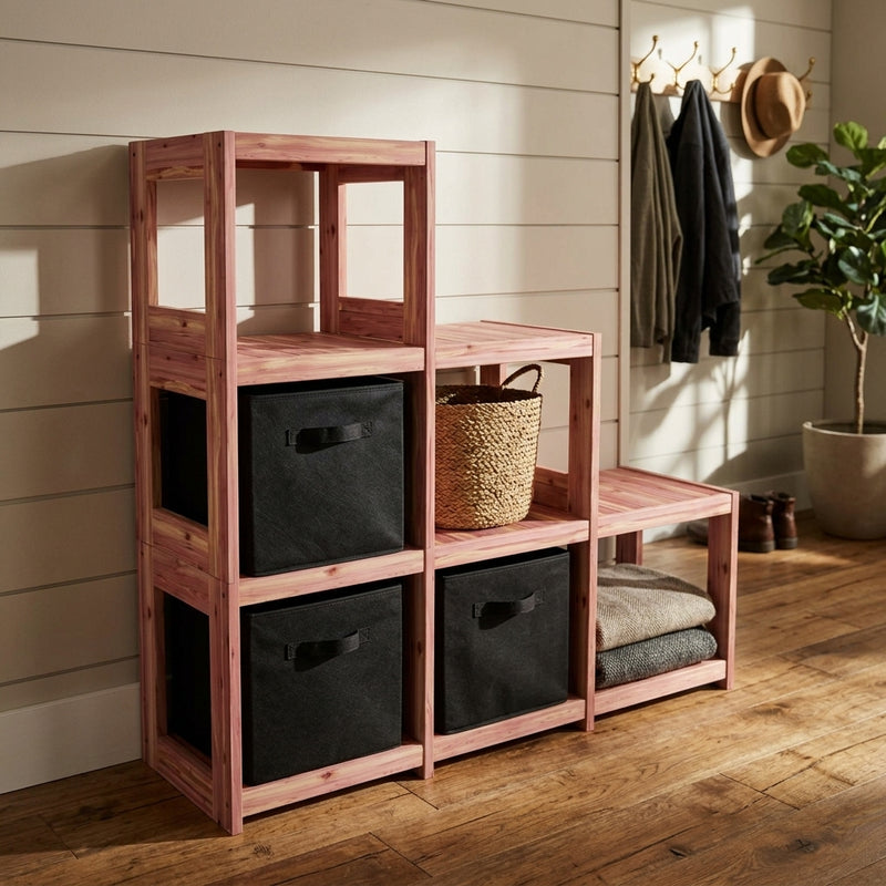 Cube Organizers | Aromatic Red Cedar | 14.5" Depth Open Panel