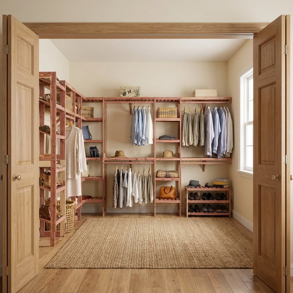 Cedar Closet Organizer / Cedar Closet System / Cedar Closet Kit