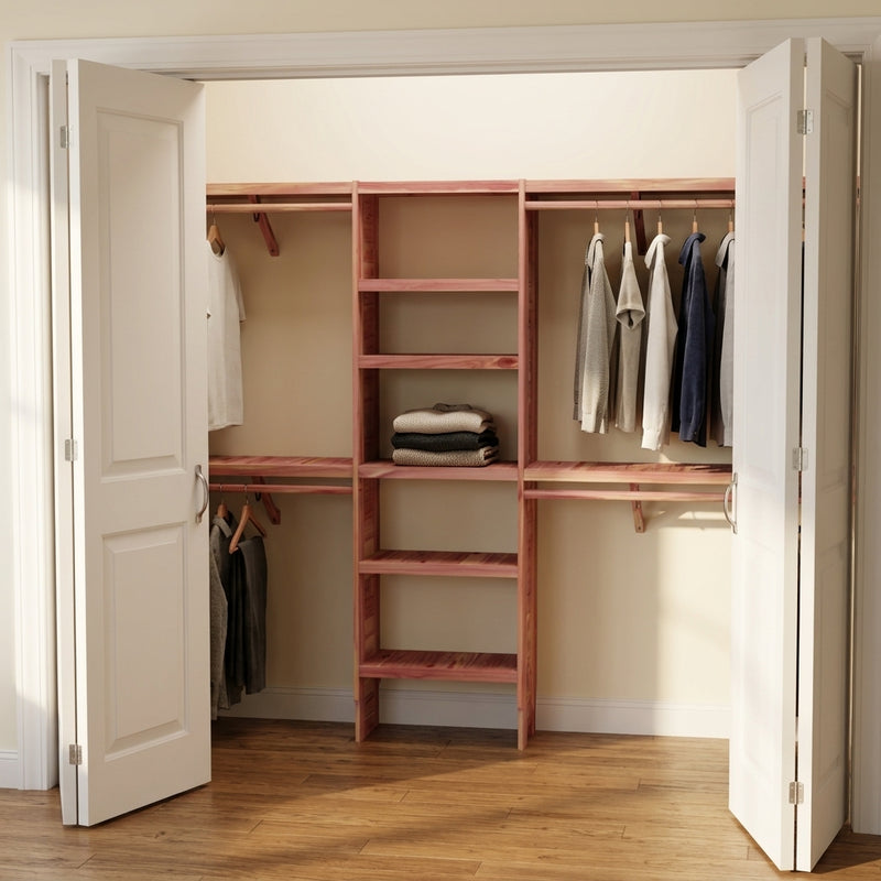 Closet Wall Kit | Aromatic Red Cedar | 12.5" Depth Deluxe Panel