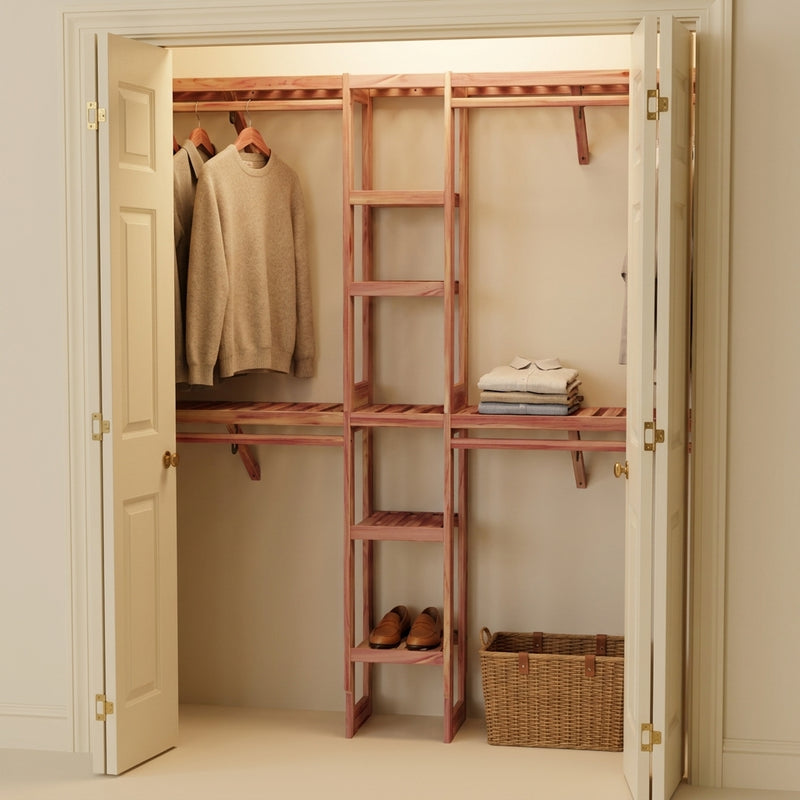 Closet Wall Kit | Aromatic Red Cedar | 14.5" Depth Open Panel